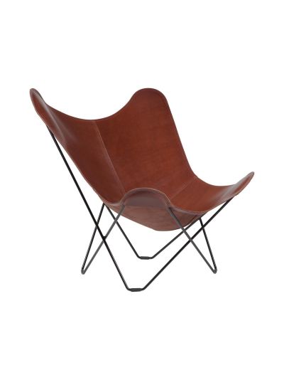 Cuero Pampa mariposa -lepakkotuoli