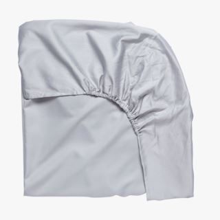 hemtex Soft Satin muotoonommeltu aluslakana vaaleanharmaa