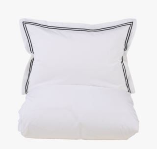 Premium Collection Milano pussilakanasetti percalea valkoinen