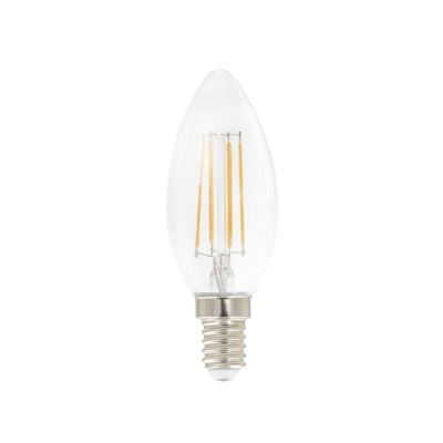 Airam Airam Filament LED kynttilävalonlähde selvä, muistilla e14, 5w | Alk. 6,20 €