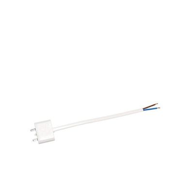 Airam Lamppuliitin DCL valkoinen, johdolla 18 cm, maadoittamaton | Alk. 5,50 €