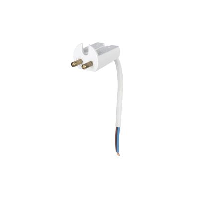Airam Lamppuliitin valkoinen, kaapelilla 11 cm, maadoittamaton | Alk. 1,90 €