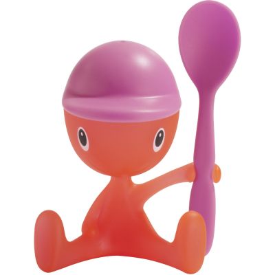 Alessi Cico-munakuppi ja lusikka, vaaleanpunainen | Alk. 27,00 €