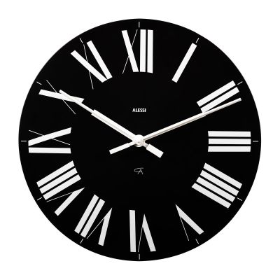 Alessi Firenze seinäkello Ø 36 cm Musta | Alk. 70,90 €