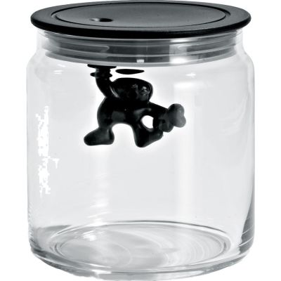 Alessi Gianni-lasipurkki kannella, 70 cl, musta | Alk. 20,00 €