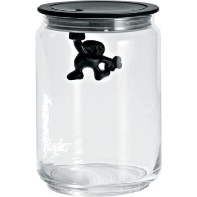 Alessi Gianni-lasipurkki kannella, 90 cl, musta | Alk. 22,00 €