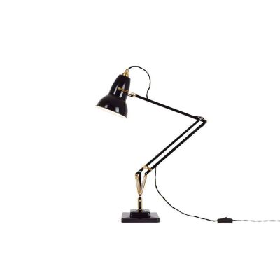 Anglepoise - Original 1227 Brass Pöytävalaisin Jet Black | Alk. 361,67 €