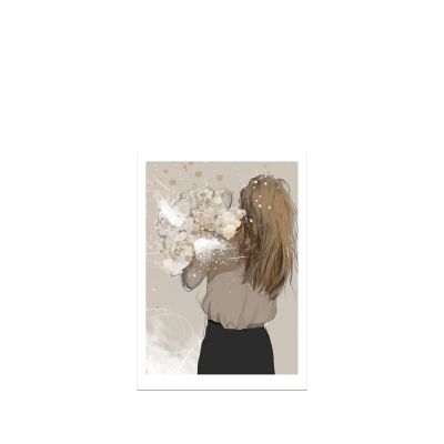 Anna Bülow Wild at heart -juliste Monivärinen, 30 x 40