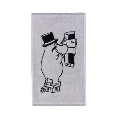 Arabia Muumi käsipyyhe 30 x 50 cm Muumipappa harmaa | Alk. 10,90 €