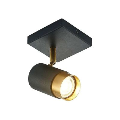 Arcchio - Evaro 1 Kattovalaisin Black/Gold | Alk. 22,00 €