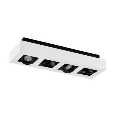 Arcchio - Vince 4 Kattovalaisin Valkoinen/Musta | Alk. 151,00 €