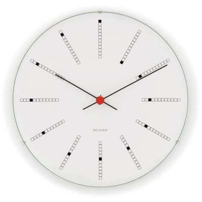 Arne Jacobsen Bankers-seinäkello, 21 cm
