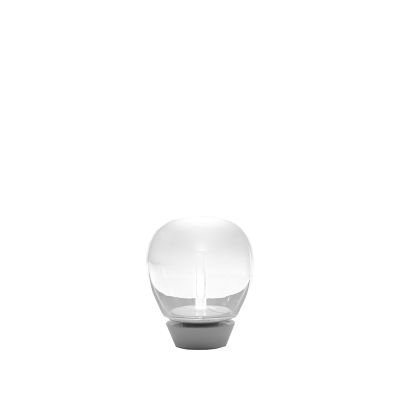 Artemide Empatia-pöytävalaisin läpinäkyvä savunharmaa, pieni | Alk. 845,00 €