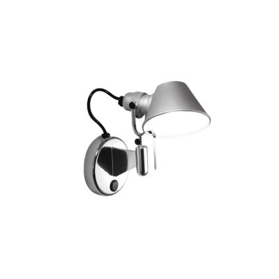 Artemide - Tolomeo MICRO Faretto Seinävalaisin w/Katkaisija E14 Alu | Alk. 180,00 €