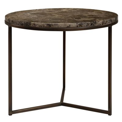 Artwood, Cedes sohvapöytä ruskea marmori Ø 60 cm Artwood | Alk. 811,00 €