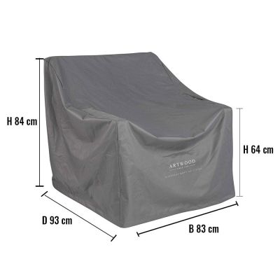 Artwood, Kalusteen suojapeite nojatuoleille 83 x 93 cm Artwood