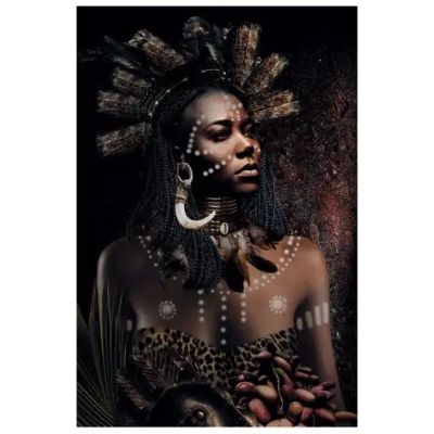 Artwood, Seinäkoriste African Tribe Woman 100 x 150 cm Artwood | Alk. 1 665,00 €