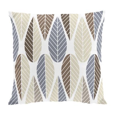 Arvidssons Textil Blader tyynynpäällinen 47 x 47 cm Ruskea-sininen | Alk. 14,25 €