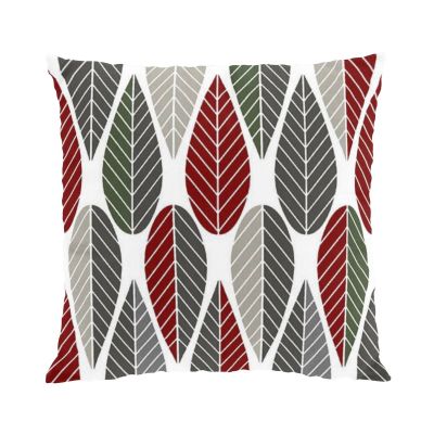 Arvidssons Textil Blader tyynynpäällinen Punainen-vihreä | Alk. 15,90 €