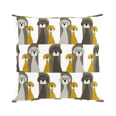 Arvidssons Textil Buster tyynynpäällinen 47x47 cm Keltainen-beige