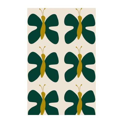 Arvidssons Textil Fjäril kangas Vihreä-keltainen | Alk. 20,90 €