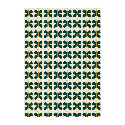 Arvidssons Textil Fjäril Mini -kangas Vihreä-keltainen | Alk. 16,21 €