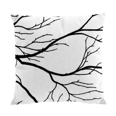 Arvidssons Textil Kvisten tyynynpäällinen musta-valkoinen | Alk. 14,90 €