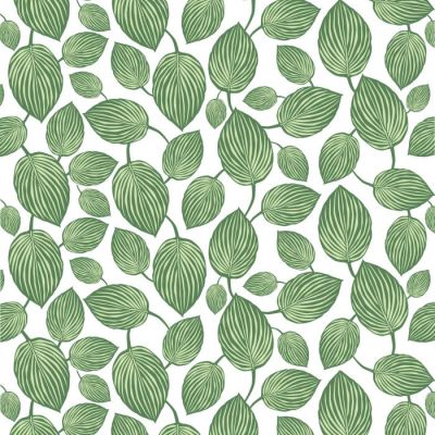 Arvidssons Textil Lyckans blad kangas vihreä | Alk. 21,90 €
