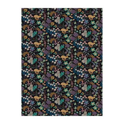 Arvidssons Textil Lyckeflykt kangas Musta | Alk. 23,90 €