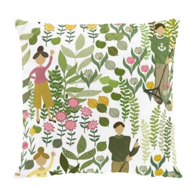 Arvidssons Textil Trädgård tyynynpäällinen 47x47 cm Vihreä | Alk. 16,90 €