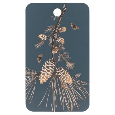 Åry Home Pine Cone -leikkuulauta 20x34 cm Thunder blue | Alk. 22,00 €