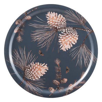 Åry Home Pine Cone -tarjotin, Ø 49 cm Thunder | Alk. 42,00 €