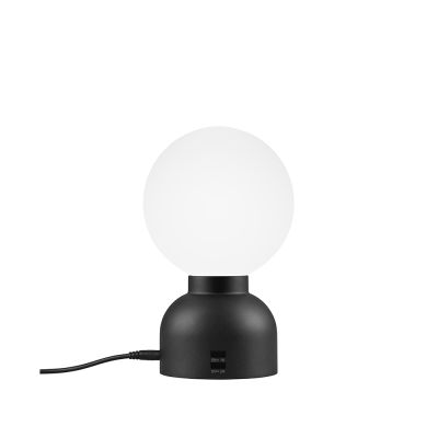 Ateljé Lyktan Pluggie pöytävalaisin Musta, opaalilasi | Alk. 111,71 €