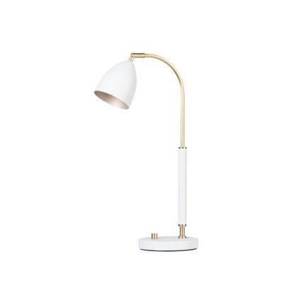 Belid Deluxe pöytälamppu valkoinen, messinki | Alk. 272,80 €
