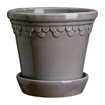Bergs Potter Copenhagen ruukku lasitettu Ø16 cm Grey | Alk. 47,90 €