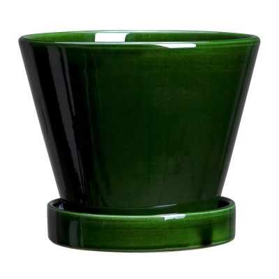 Bergs Potter Julie ruukku lasitettu Ø17 cm Green emerald | Alk. 36,80 €