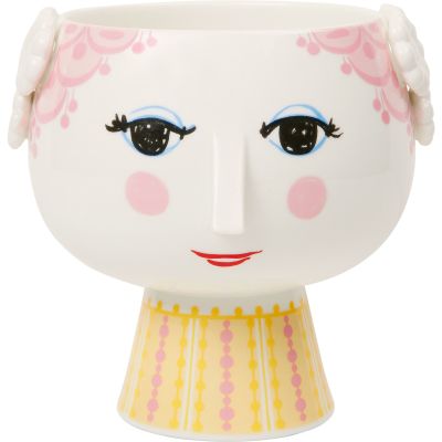 Bjørn Wiinblad Eva jalallinen kukkaruukku, roosa, Ø 15,5 cm | Alk. 52,00 €