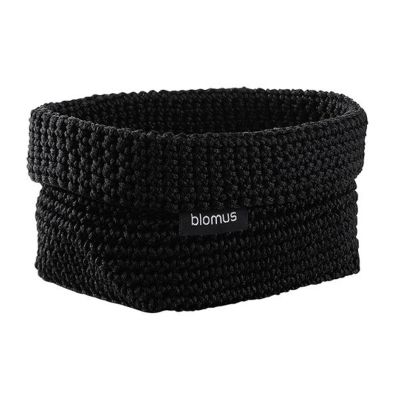 blomus Tela tekstiilikori M 10 x 15 cm Musta | Alk. 9,00 €