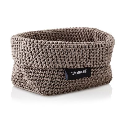 blomus Tela tekstiilikori M 10 x 15 cm Taupe | Alk. 10,70 €