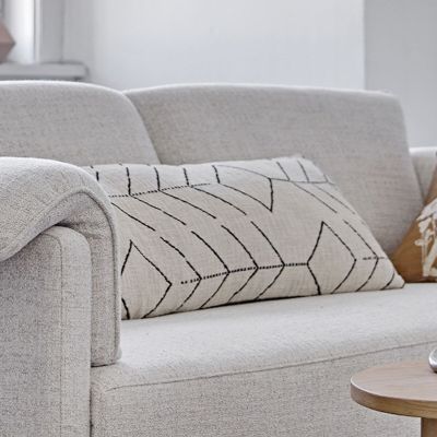 Bloomingville Fanni koristetyyny 90x35 cm luonnonväri/musta | Alk. 47,50 €
