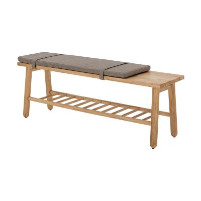 Bloomingville Linde penkki tyynyllä Harmaa | Alk. 314,10 €