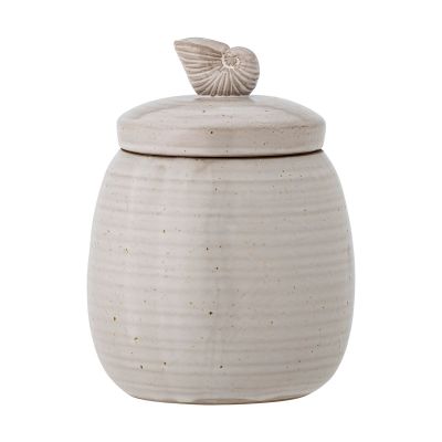 Bloomingville Mahlet purkki kannella Ø11x14 cm Natural stoneware | Alk. 16,90 €