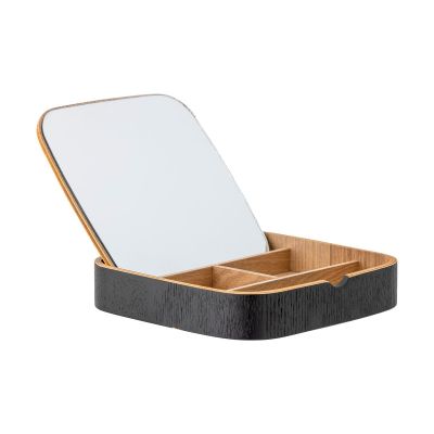Bloomingville Mimmi pöytäpeili 19x19 cm Black-oak | Alk. 34,90 €