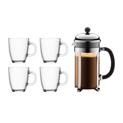 Bodum Chambord pressopannu 1 l ja kupit 5 osaa | Alk. 80,00 €