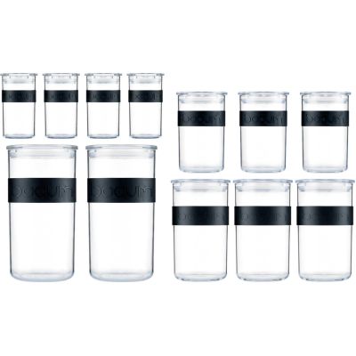 Bodum Presso-säilytyssarja, 12 osaa