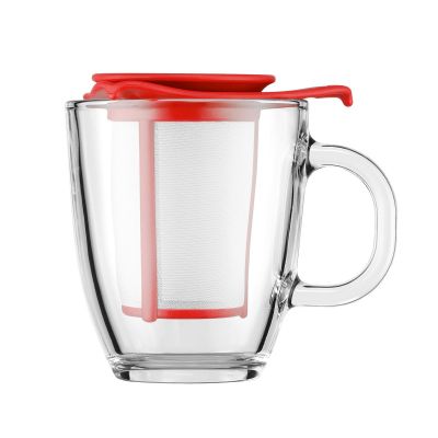 Bodum Yo-Yo teekuppi sihdillä punainen | Alk. 17,00 €