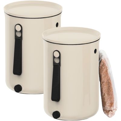 Bokashi 2.0 Keittiökomposti Aloitussetti Kermanvalkoinen | Alk. 171,00 €