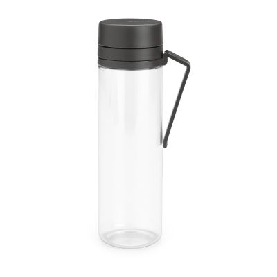 Brabantia Make & Take -vesipullo siivilällä 0,5 L Tummanharmaa | Alk. 9,00 €