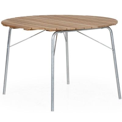 Brafab, 56:An ruokapöytä 110 cm galvanoitu/tiikki Brafab | Alk. 692,00 €