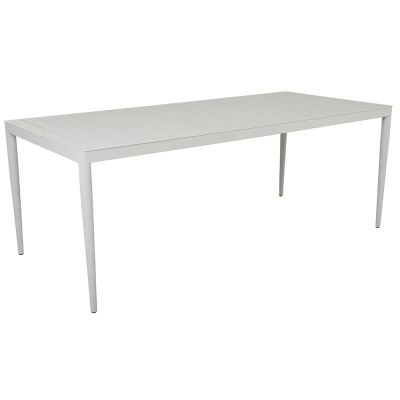 Brafab, Bigby Ruokapöytä 195x90 cm vaaleanharmaa | Alk. 643,00 €